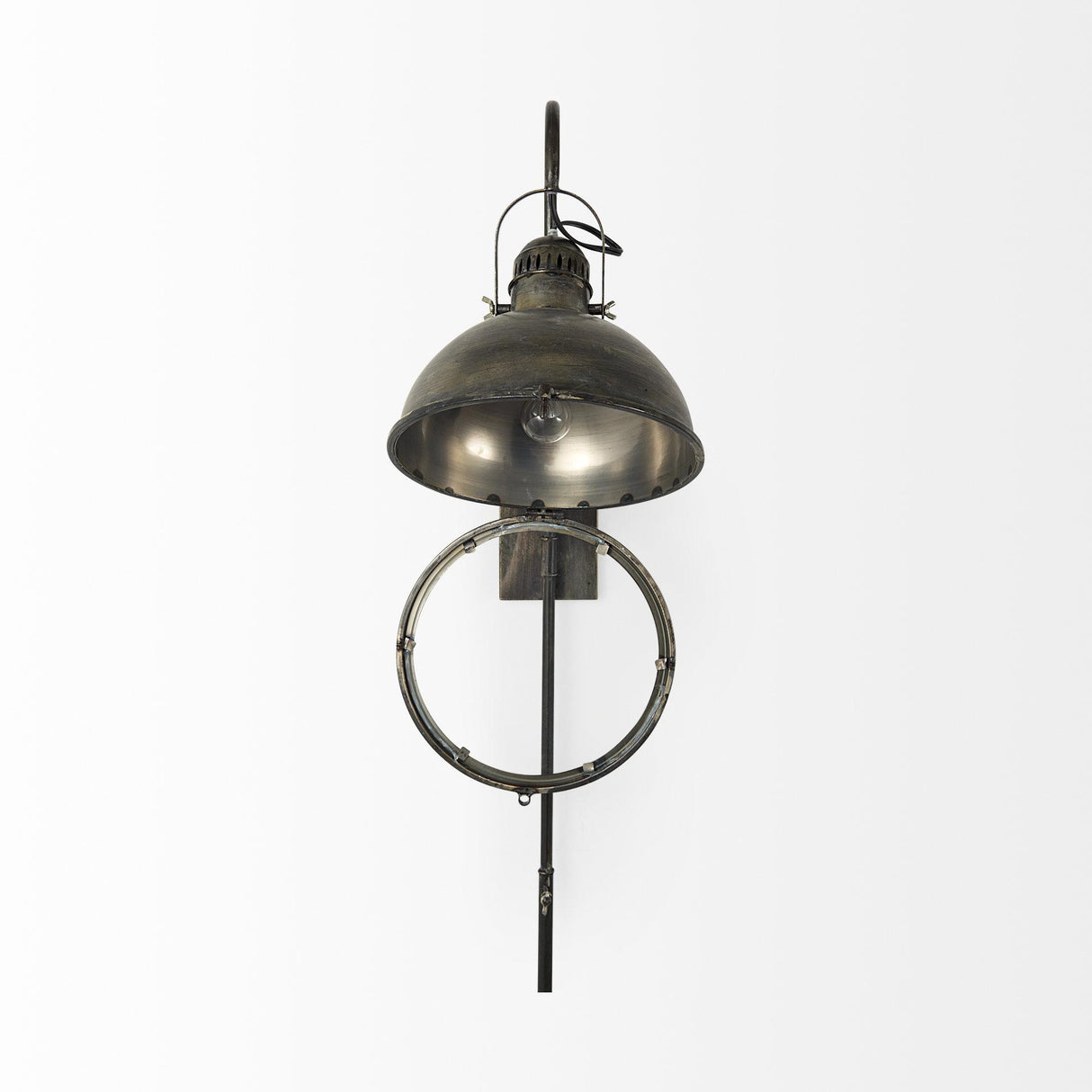 Mercana Tazb 13L x 11W x 62H Gold Metal Conical Shade Wall Sconce