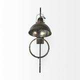 Mercana Tazb 13L x 11W x 62H Gold Metal Conical Shade Wall Sconce