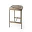 Mercana Millie 16.75 X 17.75 X 26.25 Hair-on-hide Seat W/ Gold Metal Frame Counter Stool