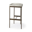 Mercana Millie 16.75 X 17.75 X 30 Hair-on-hide Seat W/ Gold Frame Bar Stool