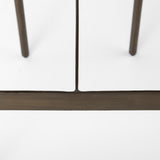 Mercana Millie 16.75 X 17.75 X 30 Hair-on-hide Seat W/ Gold Frame Bar Stool