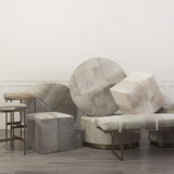 Mercana Millie 16.75 X 17.75 X 30 Hair-on-hide Seat W/ Gold Frame Bar Stool