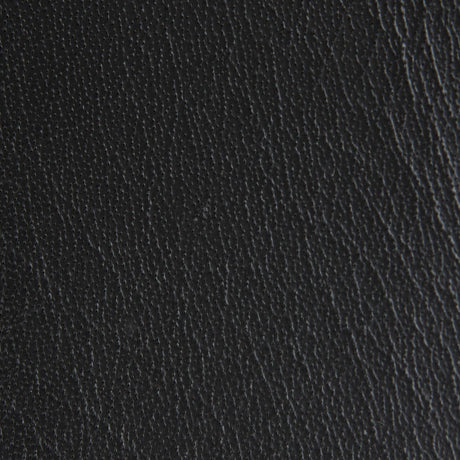 Mercana Clarissa 22.0L x 16.0W x 16.75H Black Leather Woven Seat W/ Gold Metal Frame Stool