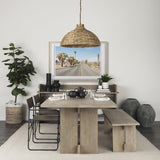 Mercana Gobi 20L x 23H Small Gray Ceramic Oval Vase