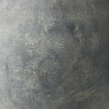 Mercana Gobi 20L x 23H Small Gray Ceramic Oval Vase