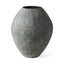 Mercana Gobi 23L x 28H Large Gray Ceramic Oval Vase