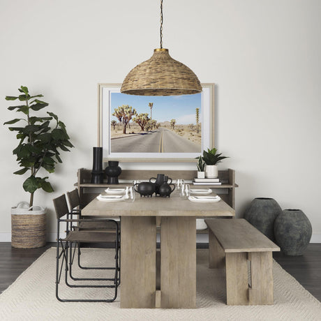 Mercana Gobi 23L x 28H Large Gray Ceramic Oval Vase