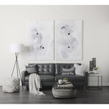 Mercana Sibyl 13L x 21W Black Fabric Striped and White Fringed Decorative Pillow Cover