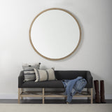 Mercana Thalia 18L x 18W Black and Beige Fabric Striped and Fringed Decorative Pillow Cover