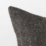 Mercana Isolde 14L x 26W Beige and Black Fabric Color Blocked Decorative Pillow Cover