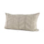 Mercana Ivivva 14L x 26W Beige Fabric Textured Decorative Pillow Cover
