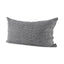 Mercana Ramone 14 x 26 White and Black Fabric Decorative Pillow Cover