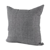 Mercana Ramone 20 x 20 Black and White Fabric Decorative Pillow Cover