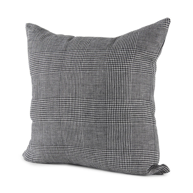 Mercana Ramone 20 x 20 Black and White Fabric Decorative Pillow Cover