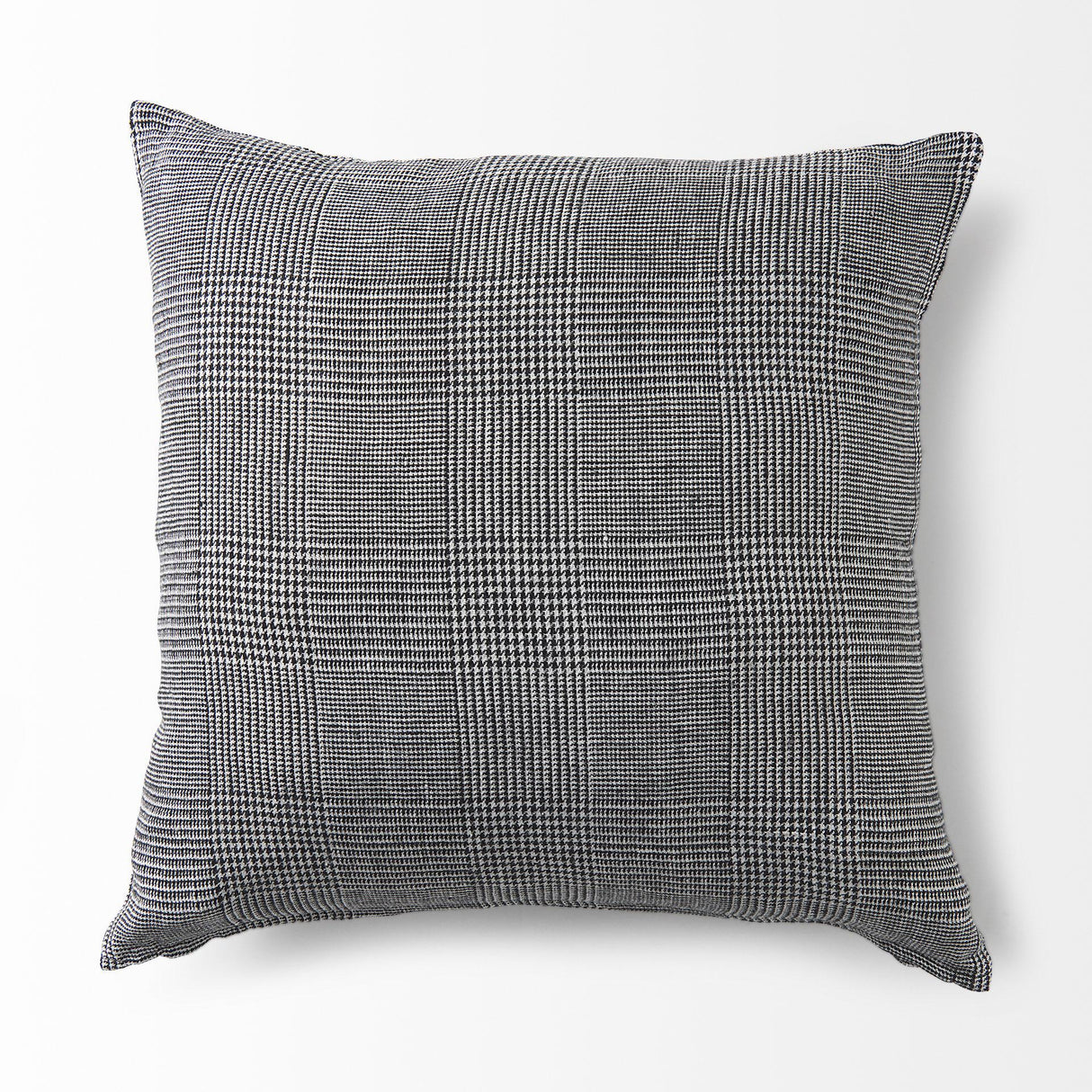 Mercana Ramone 20 x 20 Black and White Fabric Decorative Pillow Cover