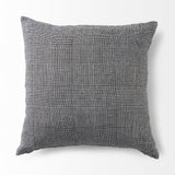 Mercana Ramone 20 x 20 Black and White Fabric Decorative Pillow Cover