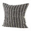 Mercana Miriam 18L x 18W Beige and Black Fabric Patterned Decorative Pillow Cover