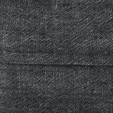 Mercana Malia 20L x 20W Black and Teal Fabric Fringed Pillow Cover