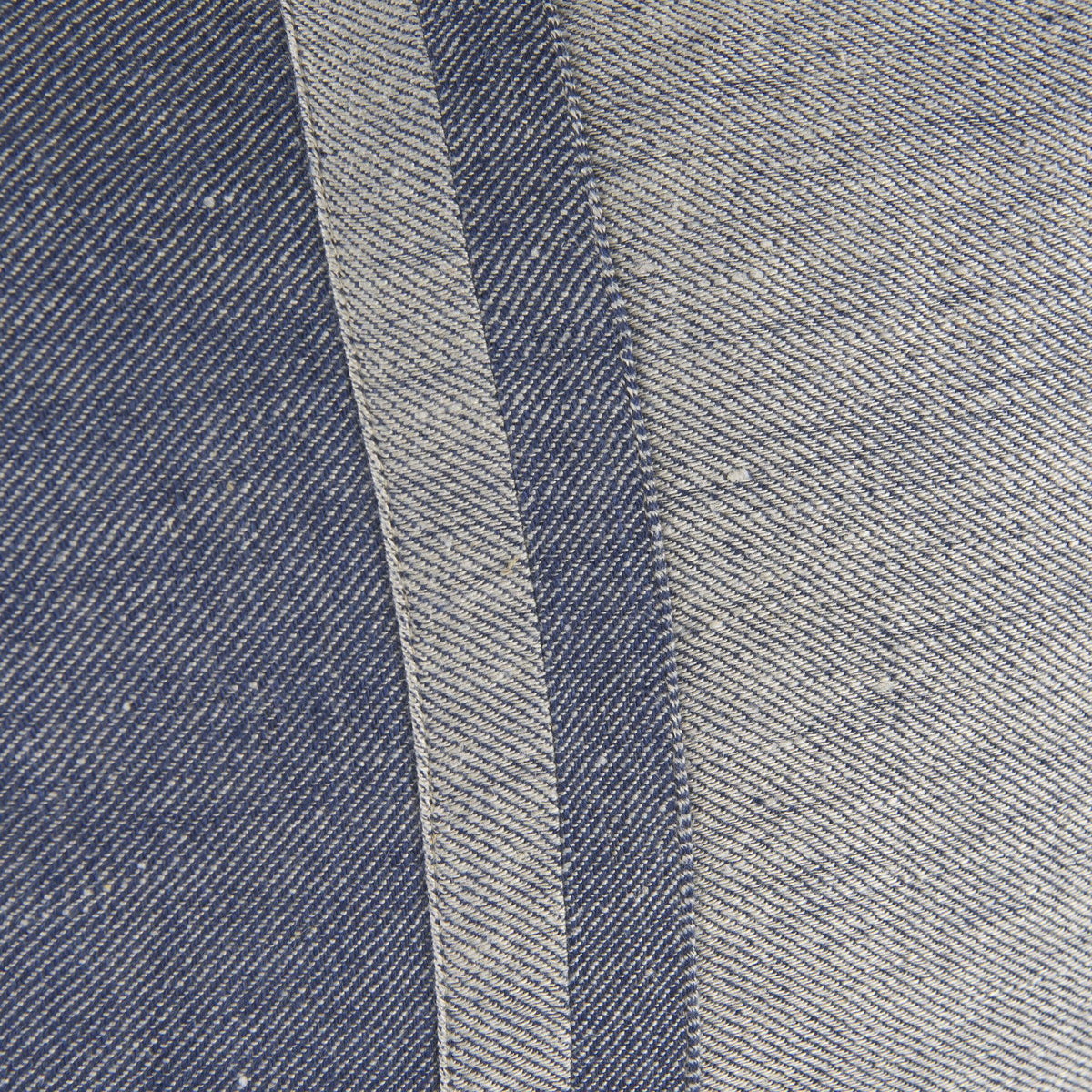 Mercana Aubrielle 20L x 20W Gray and Blue Fabric Color Blocked Decorative Pillow Cover