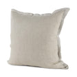 Mercana Mae 20L x 20W Beige Fabric Decorative Pillow Cover