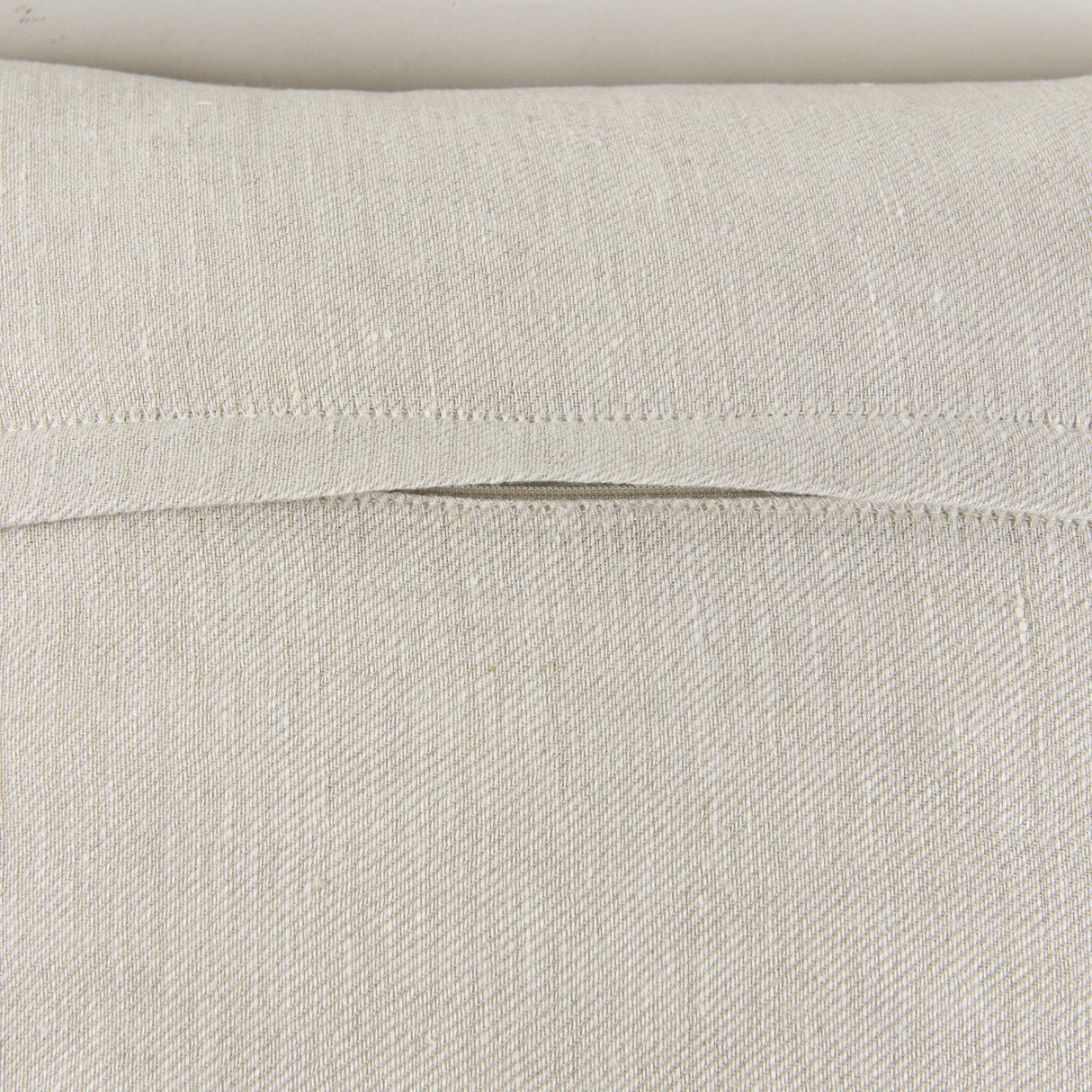 Mercana Mae 20L x 20W Beige Fabric Decorative Pillow Cover