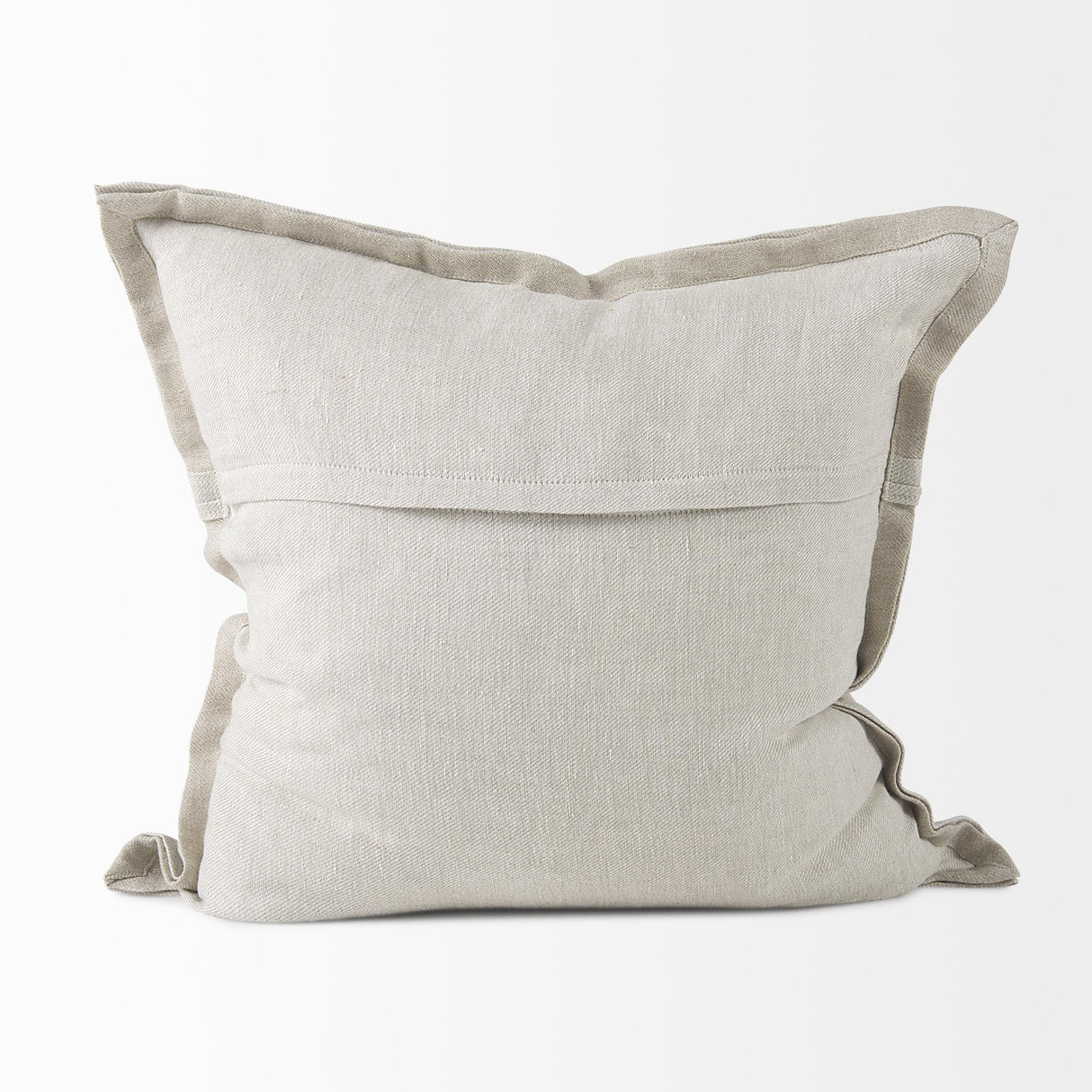 Mercana Mae 20L x 20W Beige Fabric Decorative Pillow Cover
