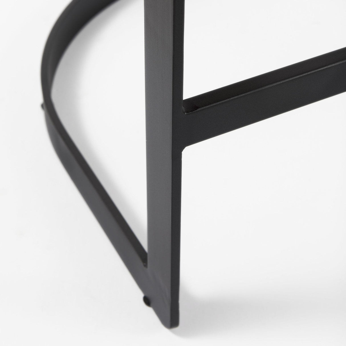 Mercana Hollyfield II Gray Fabric Seat W/ Gray Metal Base Counter Stool