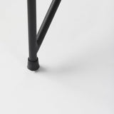 Mercana Leonidas 28.5L x 29.5W x 34.0H Black Faux Leather Seat W/ Black Metal Frame Accent Chair