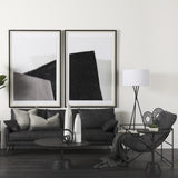 Mercana Leonidas 28.5L x 29.5W x 34.0H Black Faux Leather Seat W/ Black Metal Frame Accent Chair