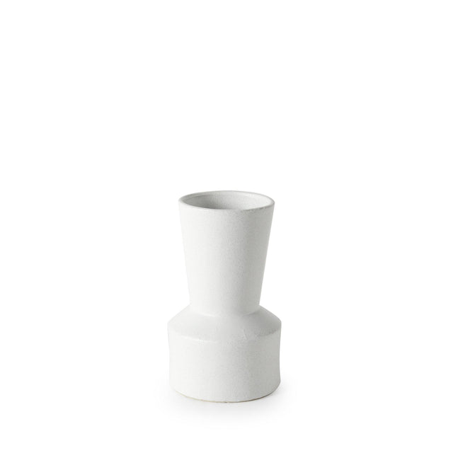 Mercana Laforge 9.4H Small White Ceramic Vase