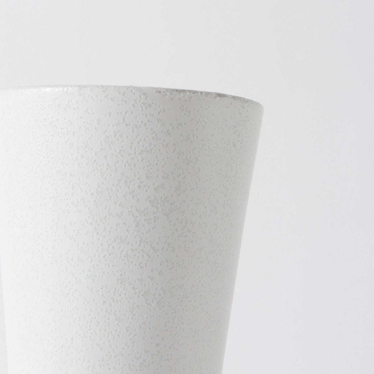 Mercana Laforge 9.4H Small White Ceramic Vase