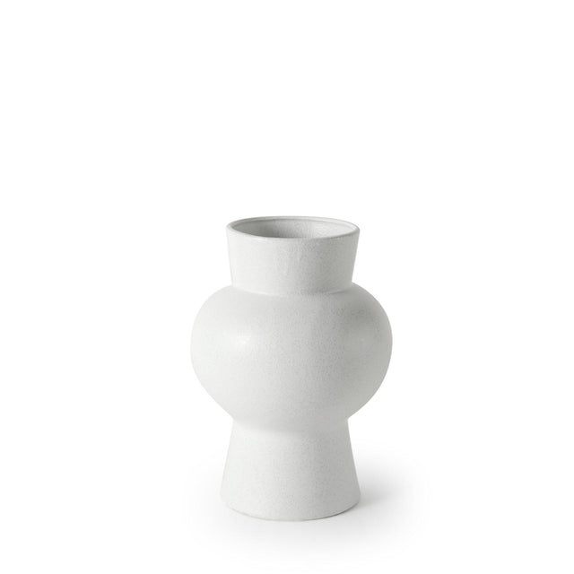Mercana Laforge 10.8H Medium White Ceramic Vase