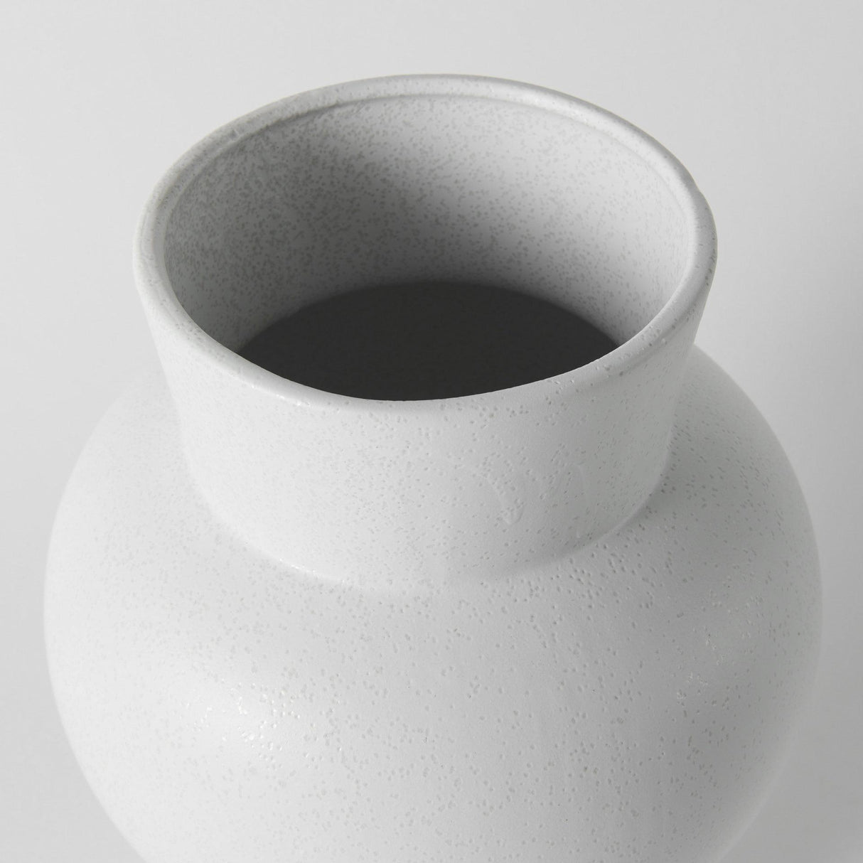 Mercana Laforge 10.8H Medium White Ceramic Vase