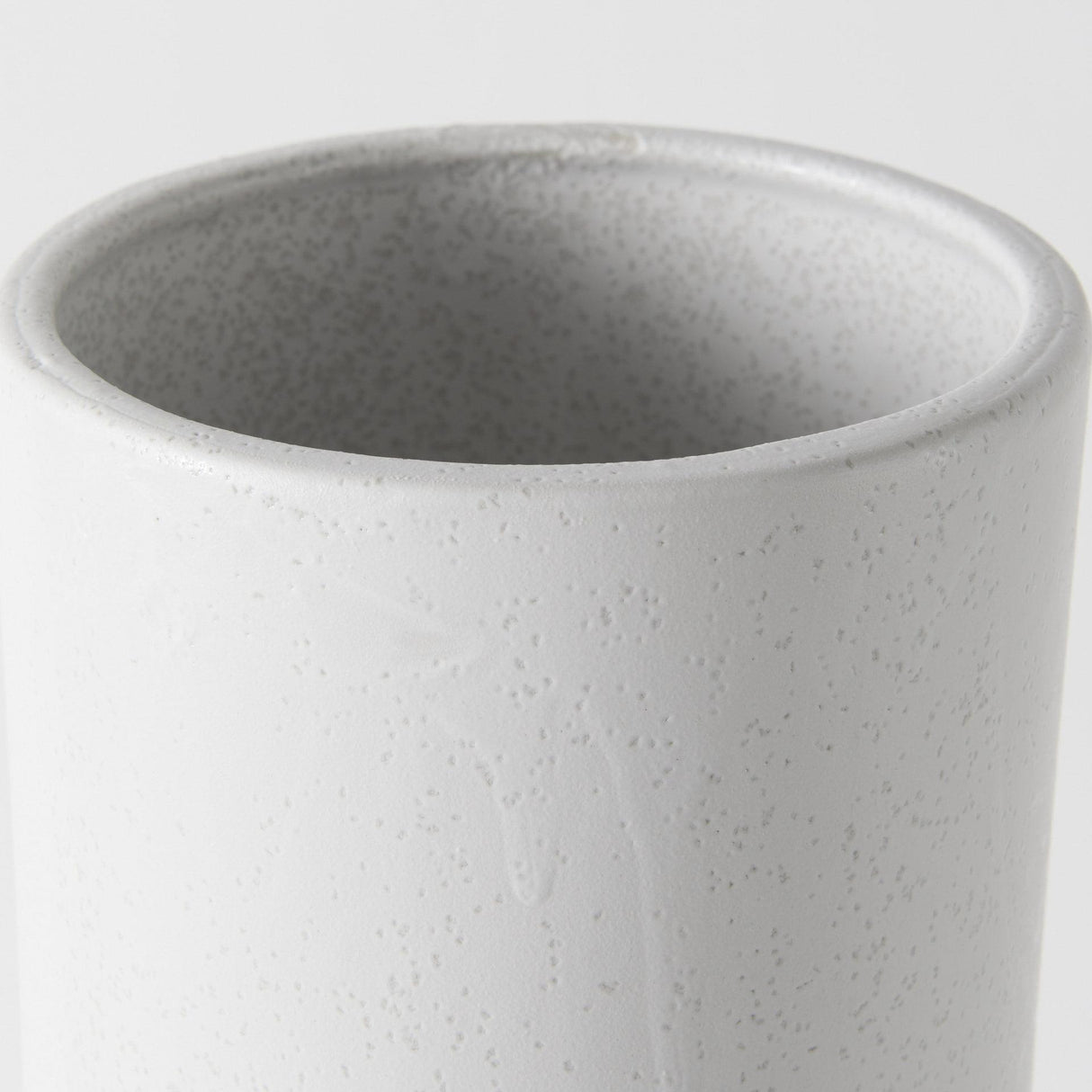 Mercana Laforge 17.3H White Ceramic Vase