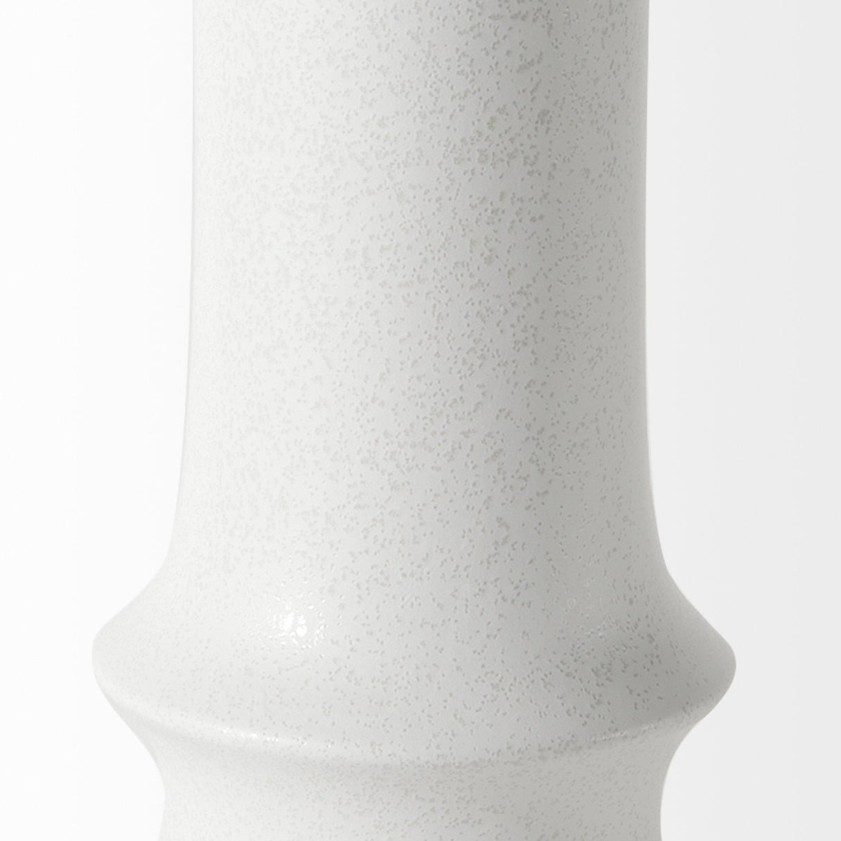 Mercana Laforge 17.3H White Ceramic Vase