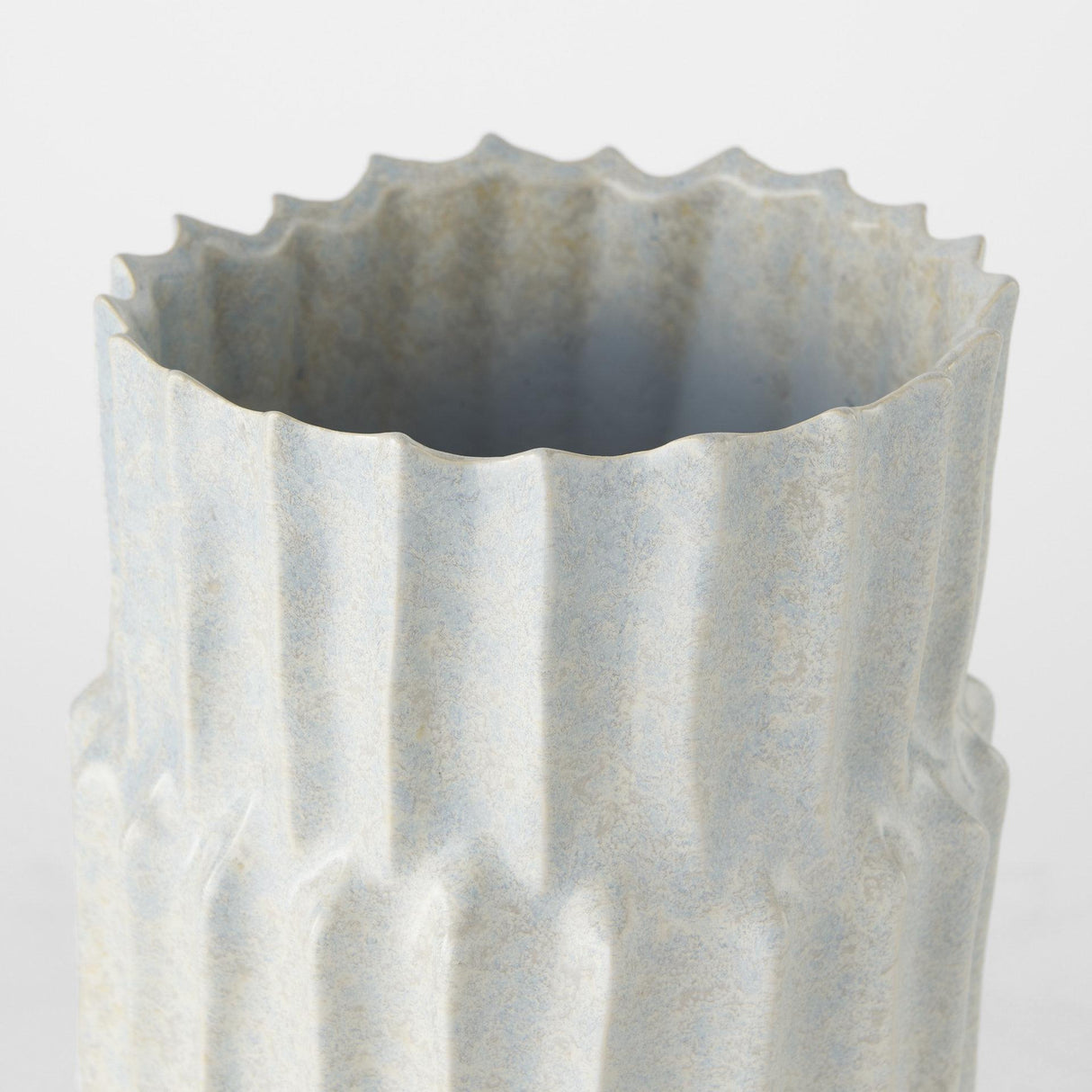Mercana Cardon 14.4H Gray Ceramic Vase