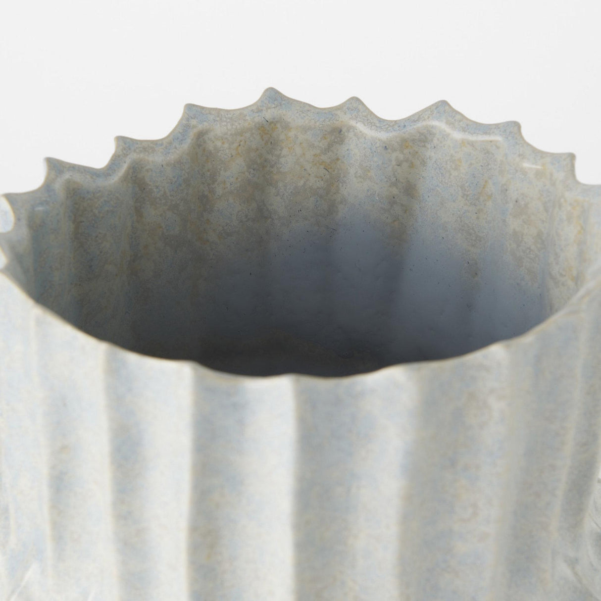 Mercana Cardon 14.4H Gray Ceramic Vase