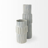 Mercana Cardon 23.0H Gray Ceramic Vase