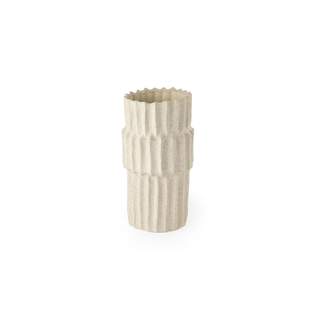 Mercana Cardon 14.4H Cream Ceramic Vase