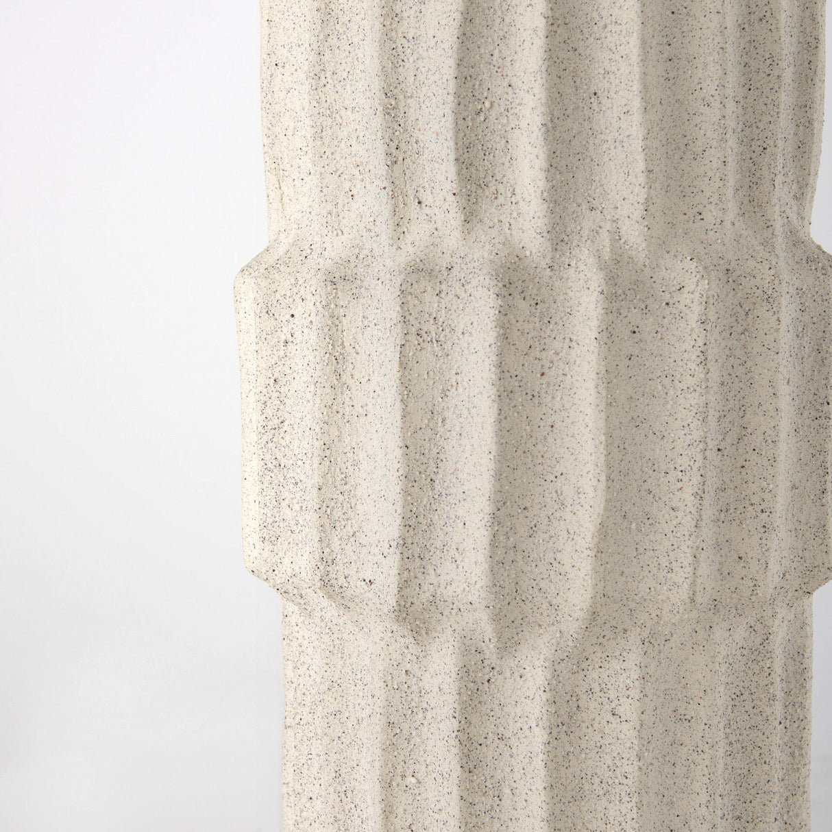 Mercana Cardon 14.4H Cream Ceramic Vase