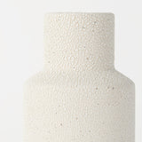Mercana Salar 4.5L x 4.5W x 11.0H Cream Gourd Style Crackled Ceramic Vase