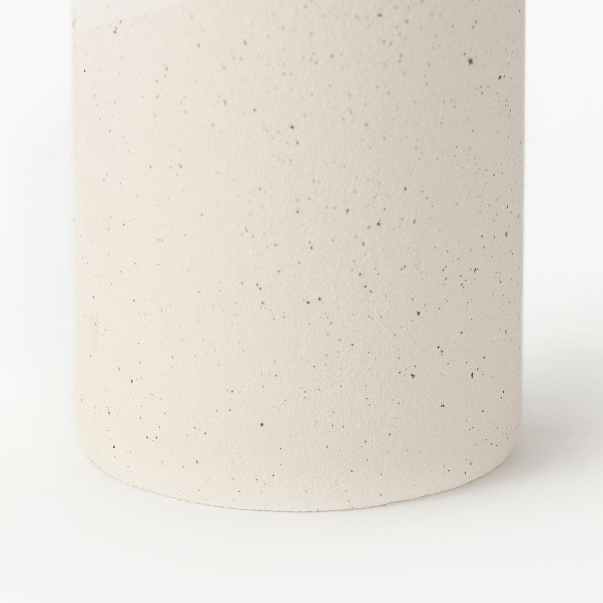 Mercana Salar 4.5L x 4.5W x 11.0H Cream Gourd Style Crackled Ceramic Vase