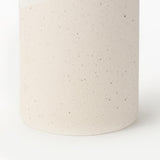 Mercana Salar 4.5L x 4.5W x 11.0H Cream Gourd Style Crackled Ceramic Vase