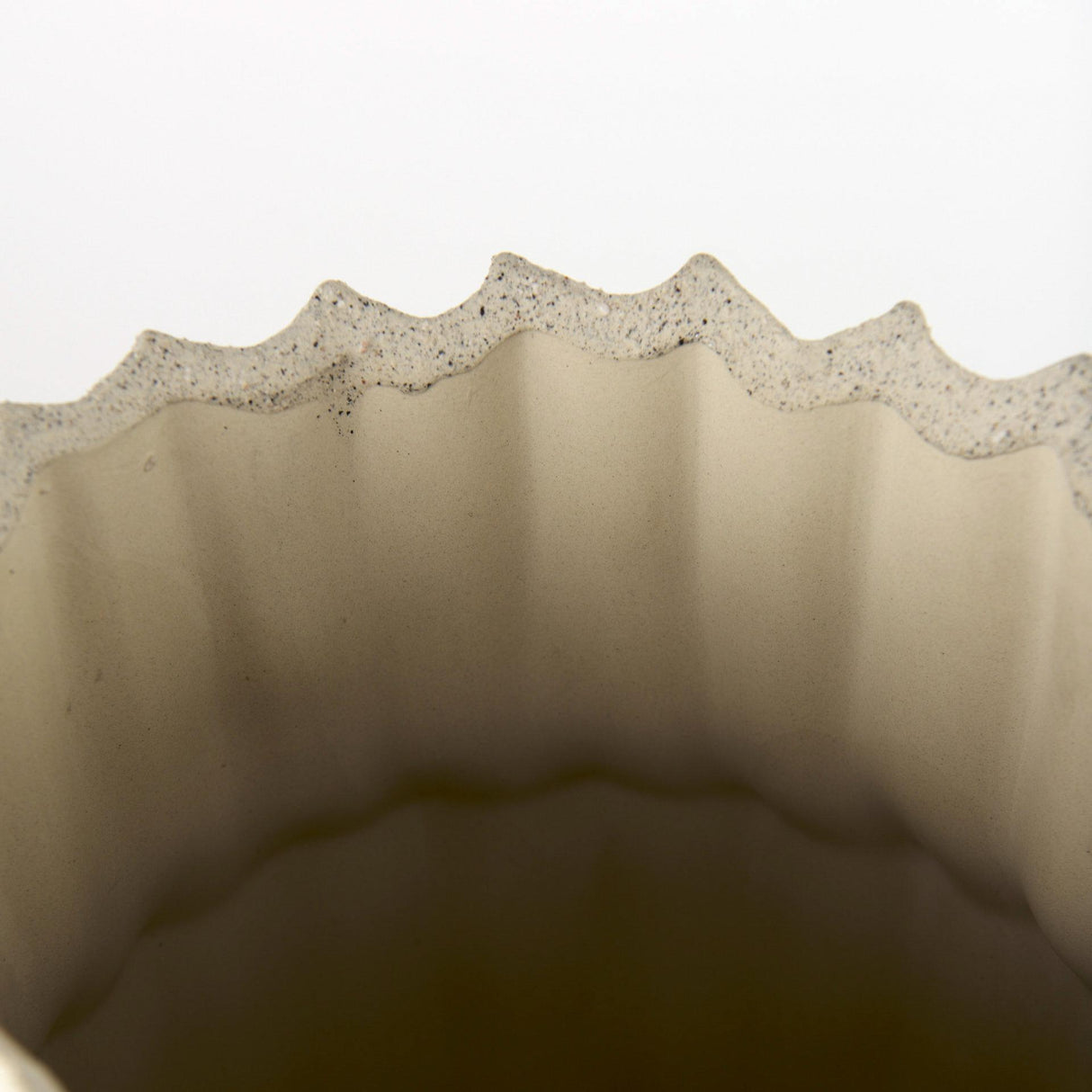 Mercana Cardon 23.0H Cream Ceramic Vase
