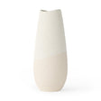 Mercana Salar 5.9L x 5.9W x 14.0H Cream Conical Crackled Ceramic Vase