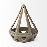 Mercana Hood 7.7L x 7.7W x 9.4H Bronze Geometric Ceramic Object