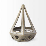 Mercana Hood 7.7L x 7.7W x 9.4H Bronze Geometric Ceramic Object