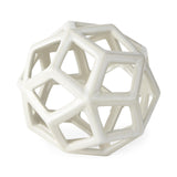 Mercana Geom 7.1L x 7.1W x 7.1H White Ceramic Geometric Object