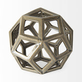 Mercana Geom 7.1L x 7.1W x 7.1H Tan Ceramic Geometric Object