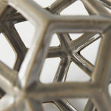 Mercana Geom 7.1L x 7.1W x 7.1H Tan Ceramic Geometric Object